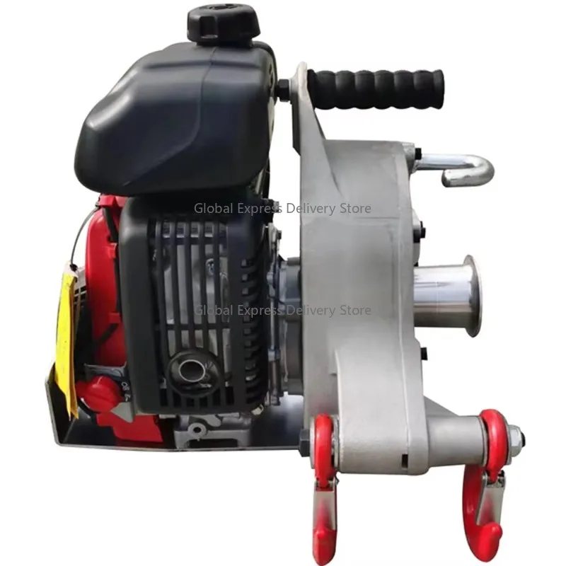 

Light Weight Outdoor Use Small Portable Petrol Engine Driven Capstan Windlass Wire Rope Winch
