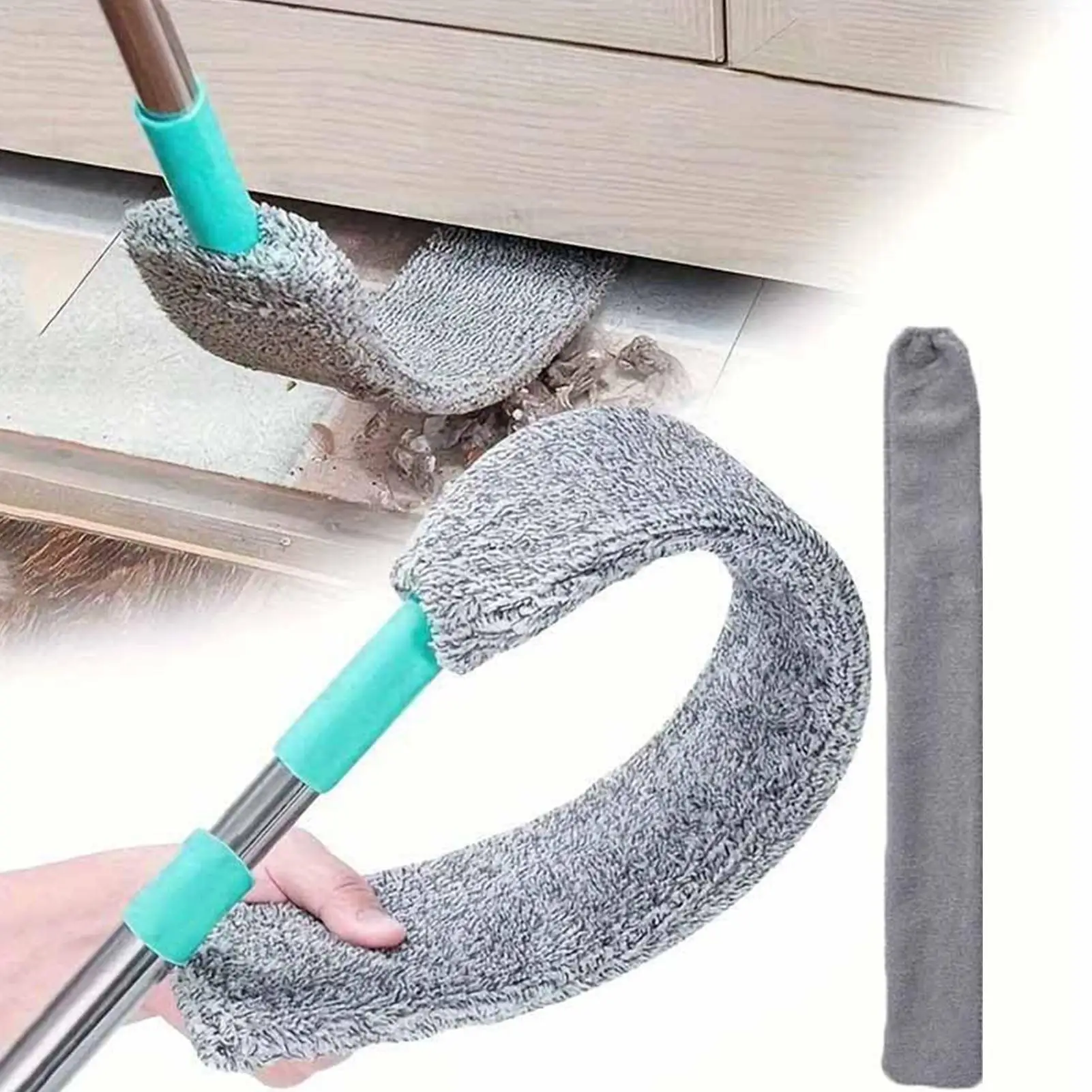 Long Handle Mop Telescopic Duster Brush Gap Dust Cleaner Bedside Sofa Brush For Cleaning Dust Removal Brushes Home Cleaning Tool