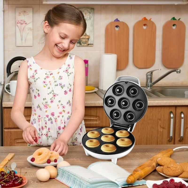 ماكينة صنع الدونات الصغيرة ، ماكينة صنع الدونات ، للاستخدام المنزلي بنفسك