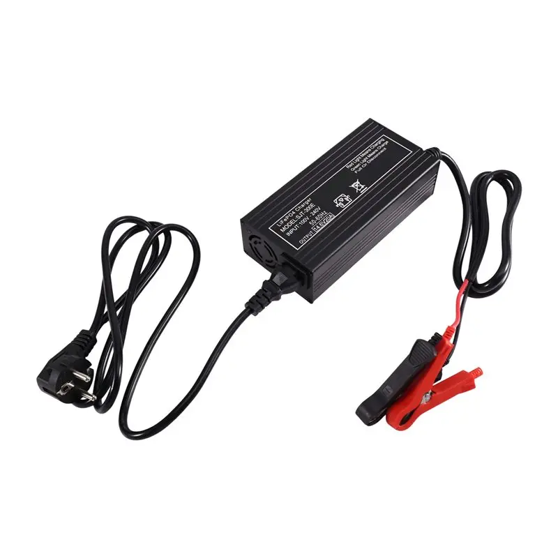 2026 New-14.6V 20A Smart Lifepo4 Battery Charger High Power Fast Charger 110/220V Lithium Battery Charger EU PLUG