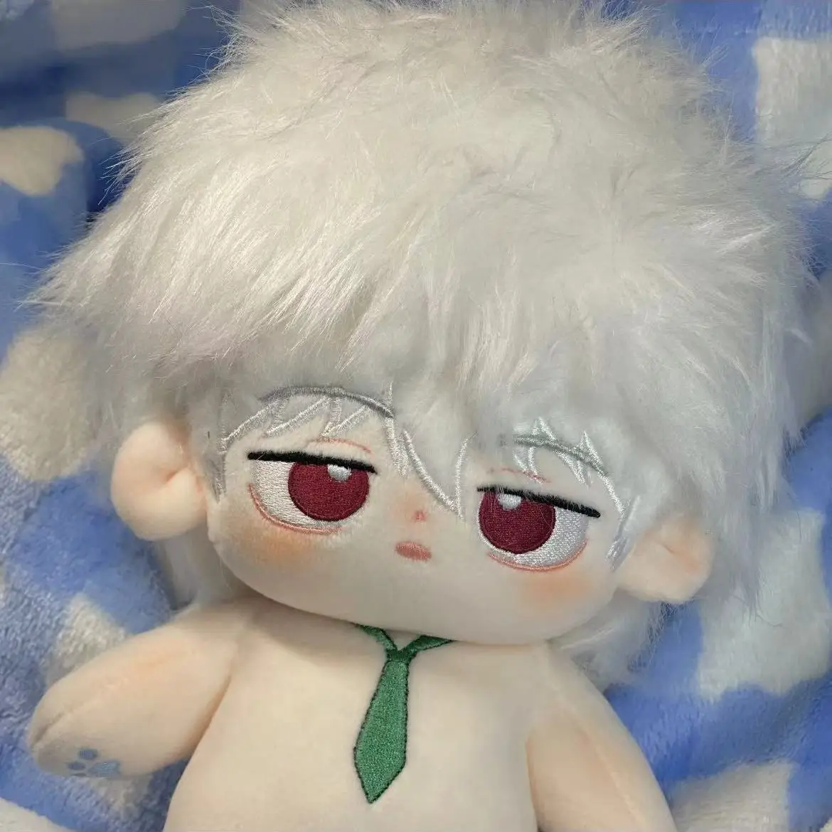 Sakata Gintoki Attributes Soft Plush Cotton Doll Body Cosplay Anime Dress Up Stuffed Plushie Pillow 20cm Toys Xmas Gift