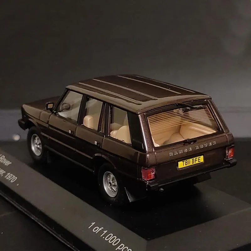 Diecast Original 1:43 Scale LAND ROVER RANGE ROVER 3.5 1978 SUV Simulation Alloy Car Model Static Display Collectible Toy Gift