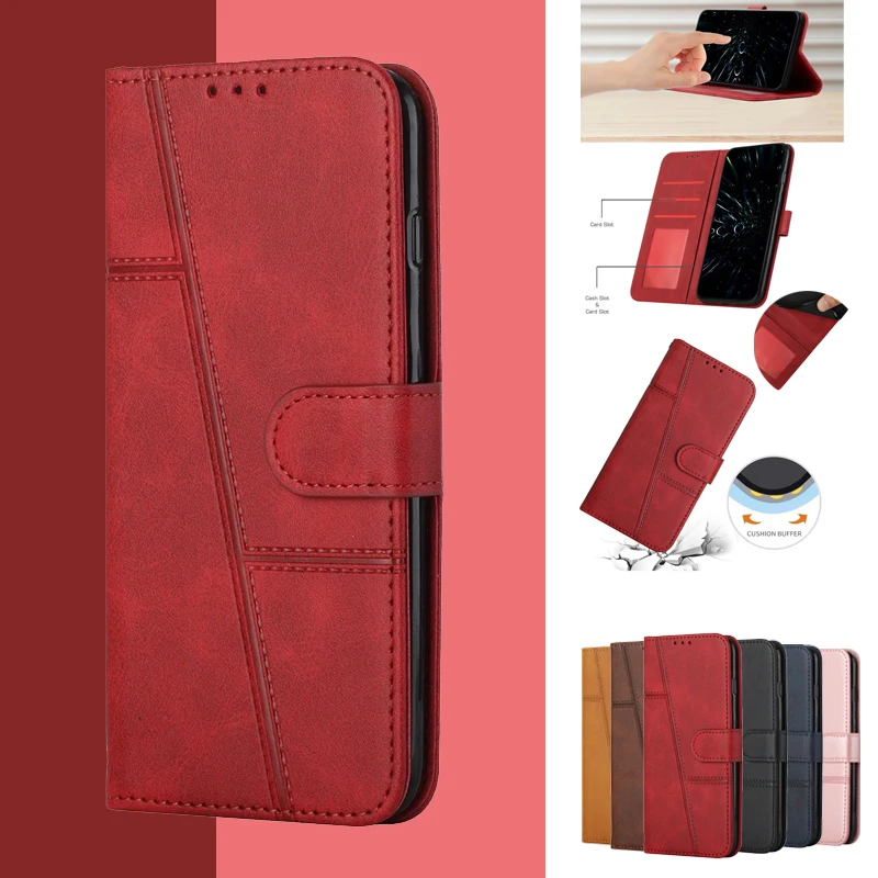 MotoE13 Flip Case For Motorola Moto E13 E32 E32S E20 MotorolaE13 Cases Funda Leather Wallet Stand Card Slot Phone Cover Coque