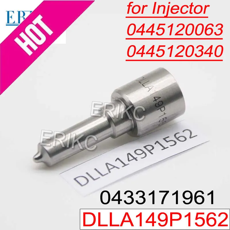 0433171961 Diesel Nozzle Injector DLLA149P1562 Fuel Jet Nozzle 0 433 171 961 For CUMMINS IPL26 ZIRIS20S 0445120063 0445120340
