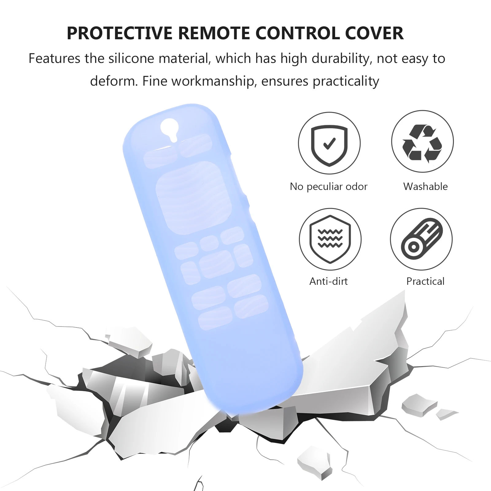 

Silicone Remote Control Case Compatible RCAL7R 3600R 3921 3800 3810 Washable Anti Dirt Precise Cutouts Ports Buttons Protective