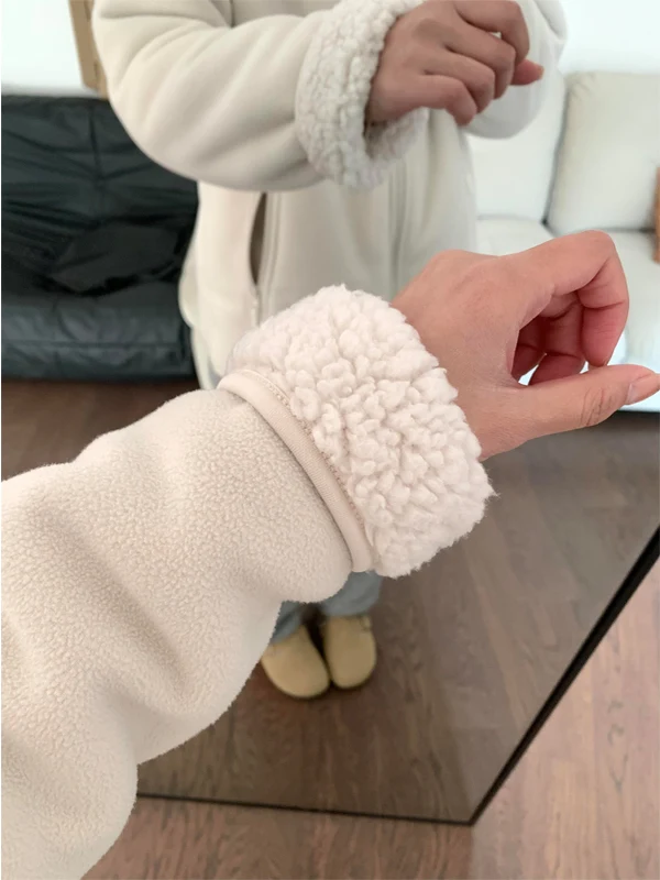 

Утепленная флисовая куртка-кардиган с воротником-стойкой для мужчин и молодежи, повседневная теплая верхняя одежда на осень-зиму