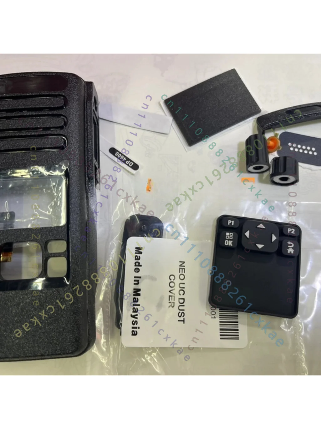 1Set Housing Case With Pre-soldered Speaker Flex Cable For Motorola XiR P8608 GP338D DP4600 P8668 P8620 Walkie Talkie