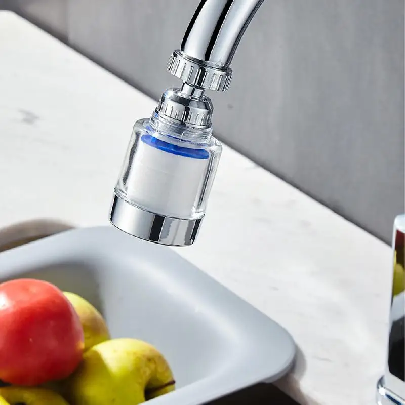New 360° Rotation Faucet Water Filter Remove Chlorine Heavy Metals Filtered Showers Head Soften Hard Water Filtration Purifier