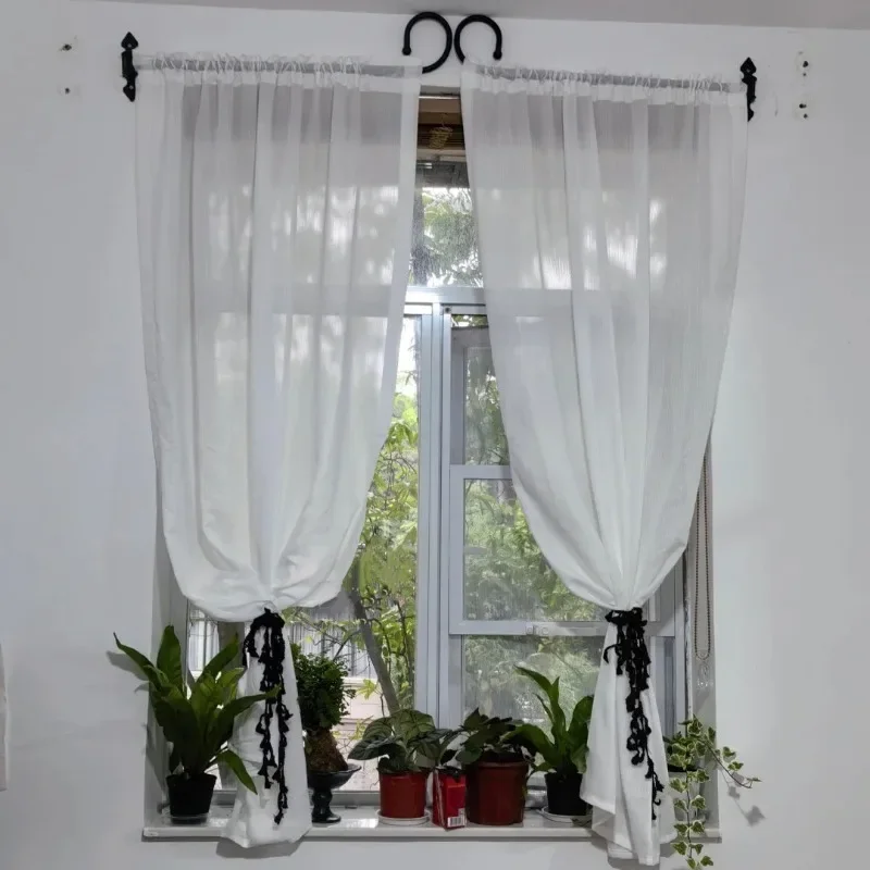 Bedside blackout curtains decorative gauze princess bed bed curtains can be opened door curtains partition
