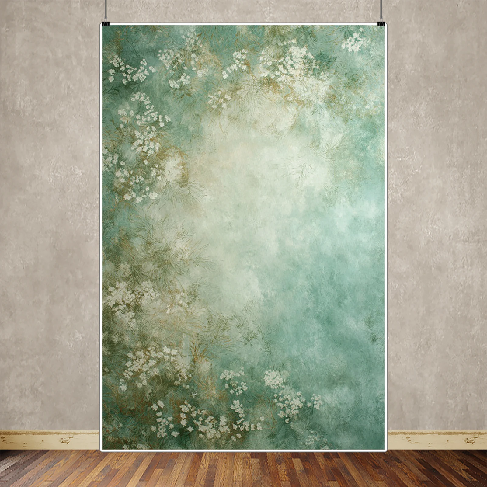 

MOON.QG Green Floral Sky Photo Background Abstract Texture Cherry Blossom Backdrop product Photography Accessories Wallpaper