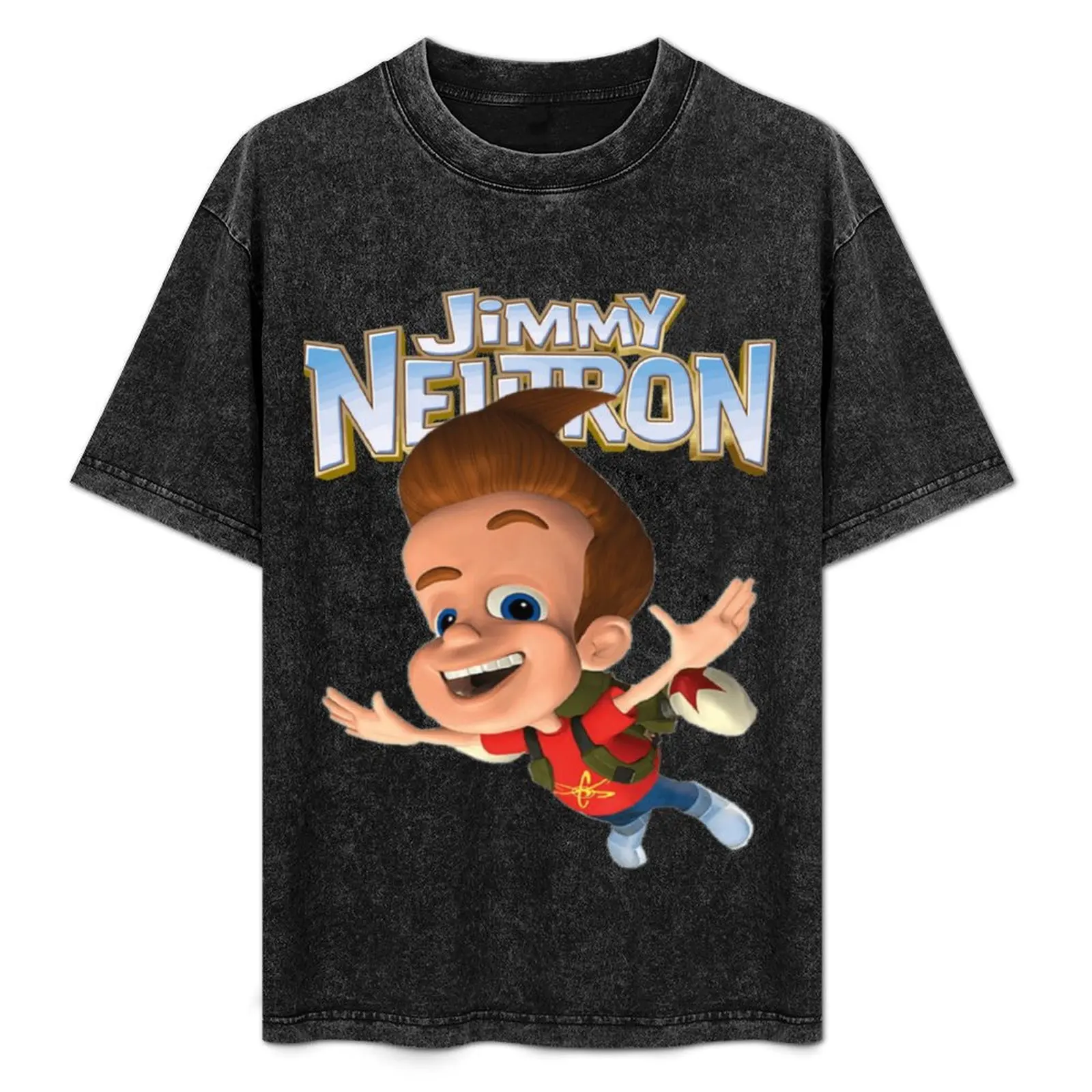 

JIMMY NEUTRON 4 T-Shirt Basic Plain Tee for Spring and Summer