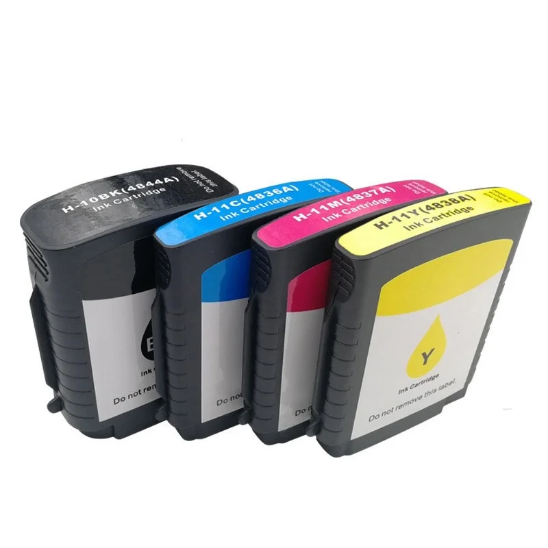 INK WAY Free Shipping 4 Pack Ink Set use for  HP10 11 C4844A C4836 C4837 C4838  for HP K500 K800 K850 and for   HP1000