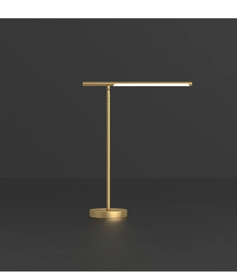 

All copper, living room desk lamp, desk, bedroom, modern light luxury, simple, study, adjustable