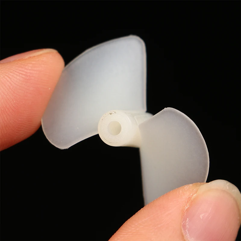 2 Pairs D22mm/26mm CW/CCW Electric Nylon Prop Screw DIY White Two Leaf Propellers For Rc Boats Models 2mm Shaft