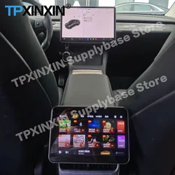 8.8 Inch For Tesla Model 1 3 Y Android Multimedia Player Rear Seat Entertainment System Display With Air Conditioning Control