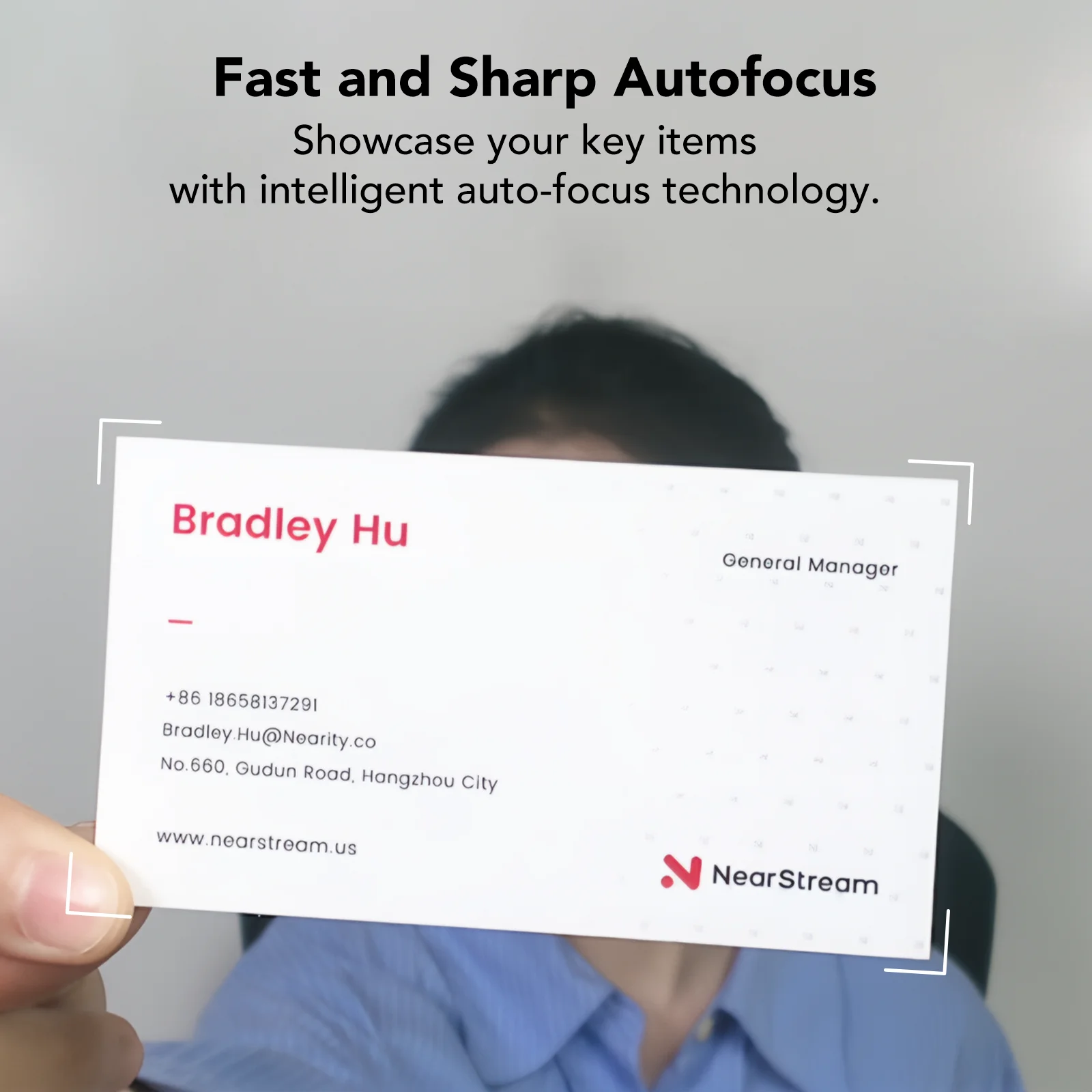 كاميرا ويب NearStream 1080P@60FPS USB مع برنامج ميكروفون لإلغاء الضوضاء AI كاميرا كمبيوتر بتركيز تلقائي مع ميكروفون توصيل وتشغيل