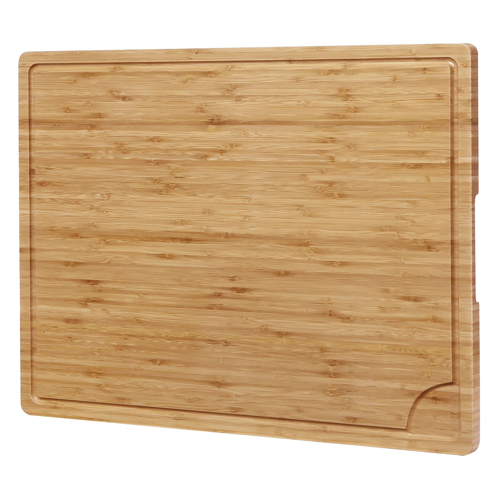 1Pc Carbonized Bamboo Cutting Board 24X18X0.8 Inch