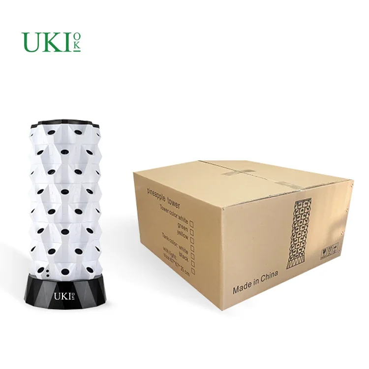 DIY New Agricultural Pineapple Aeroponic Garden Hydroponic Vertical Tower Growing System image 4