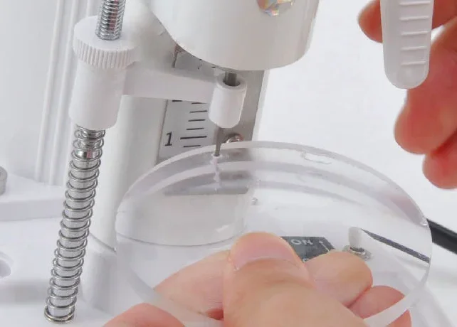 Optometry Instrument Optical Notching Optical Eyeglasses Processing Frameless Lens Drilling Machine
