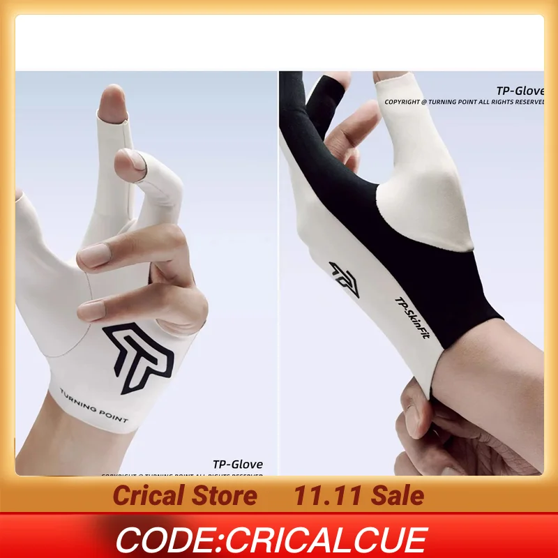 

TP Billiard gloves with three-finger gloves fingerless high-end professional Pool gloves for billiard accessories