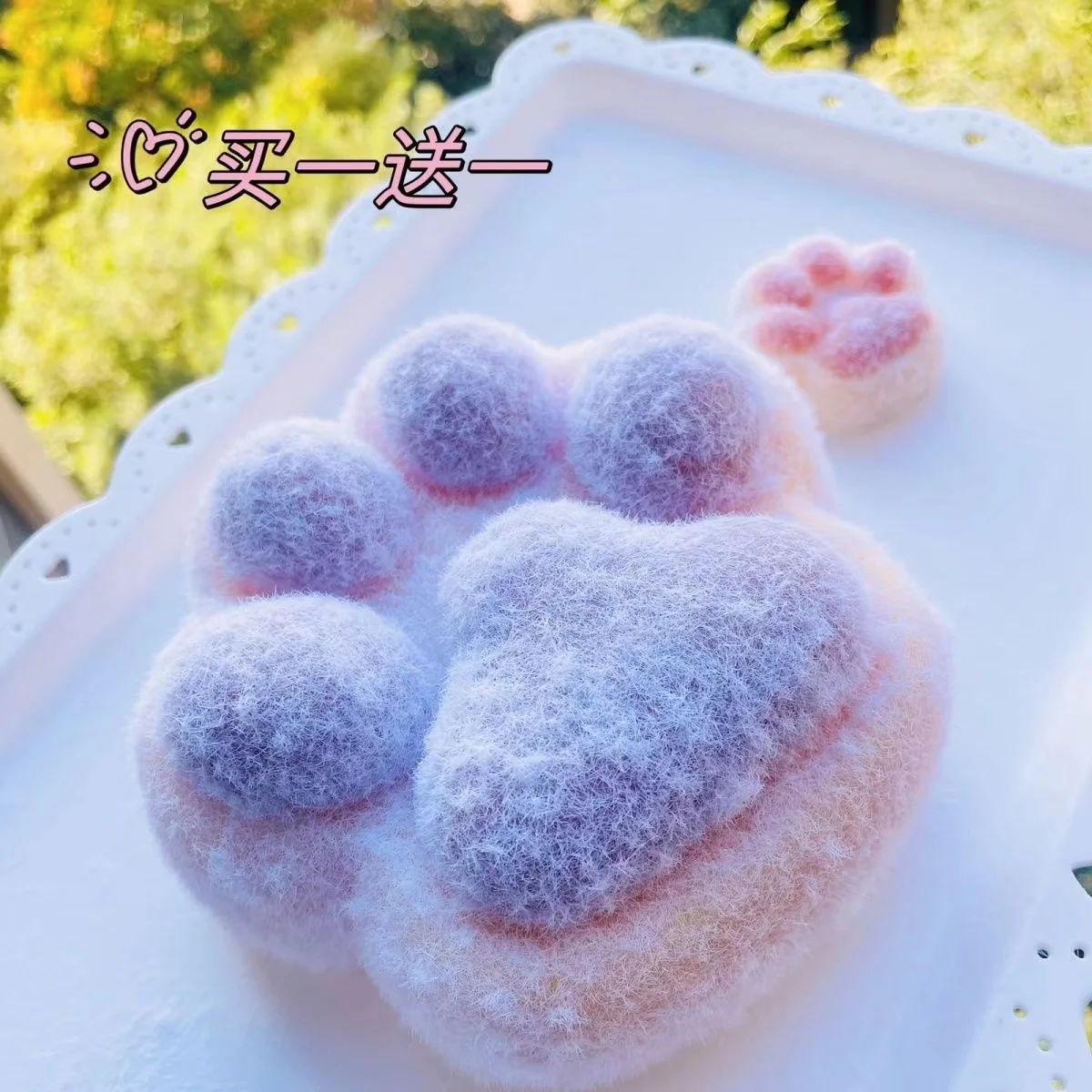 800g Super Big Handmade  Cat\'s Paw  Super soft Silicone Squishy cat paw mochi stress relief squishy fidget toy