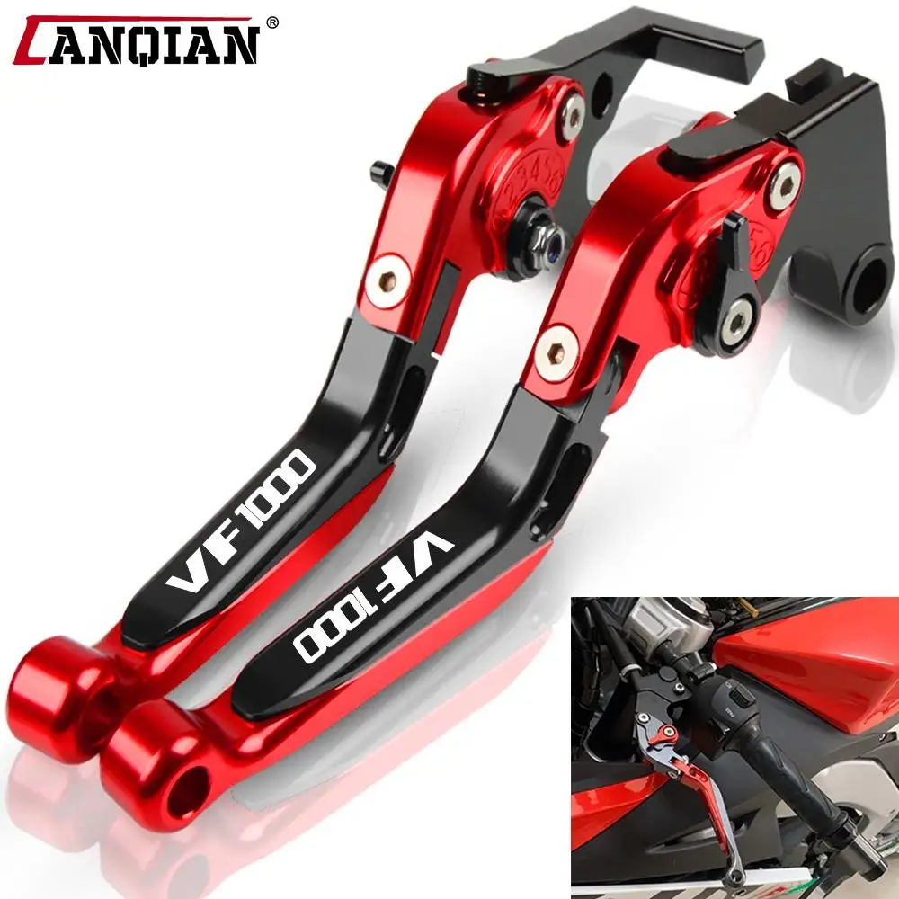 

Motorcycle Folding Extendable CNC Moto Adjustable Clutch Brake Levers For HONDA VF1000 1997 1998 1999 2000 2001 2002 2003 2004