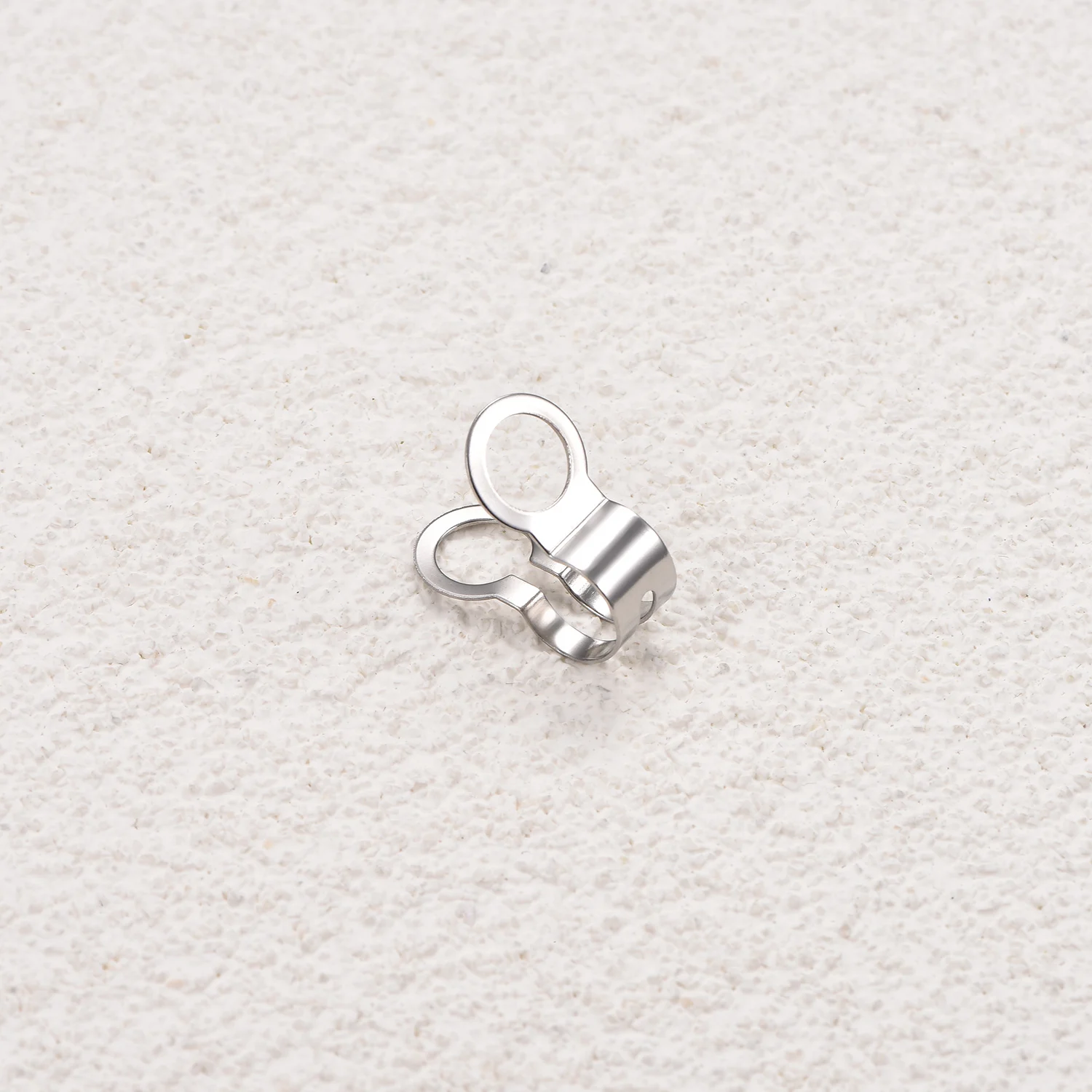 30 Stück/Set Edelstahl-Kugelketten-Verbinder Verschlüsse Crimp-Endkappen Schnallen für DIY-Halsketten und Schmuckherstellung – Detail 5