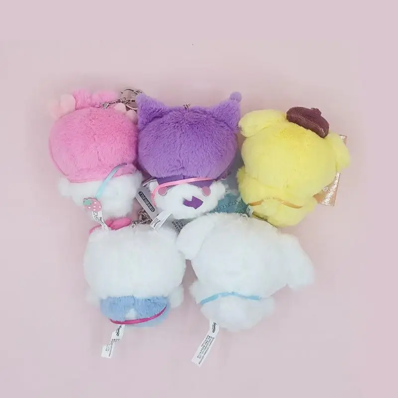Anime chiikawa cos sanrio brinquedo de pelúcia pingente bonito dos desenhos animados usagi chaveiros pudim cão chapelaria saco acessórios presente da menina kai