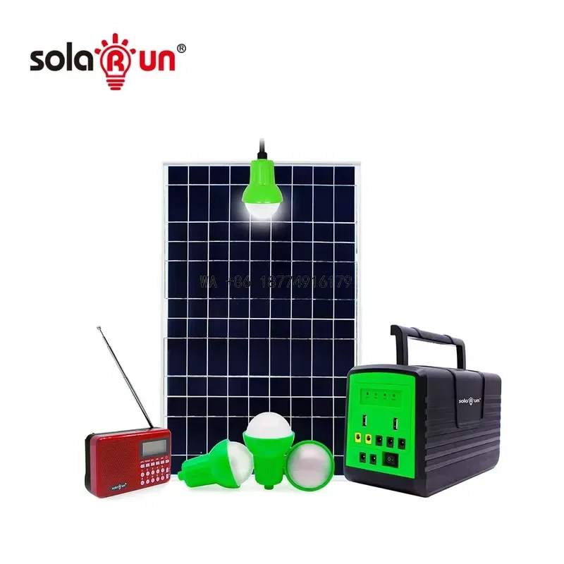 wmwmnu Lighting System Payg Solar TV Kit Verasol Member Solar Run GSM SMS Paygo Prepaid Solar Home Lithium Iron Phosphate