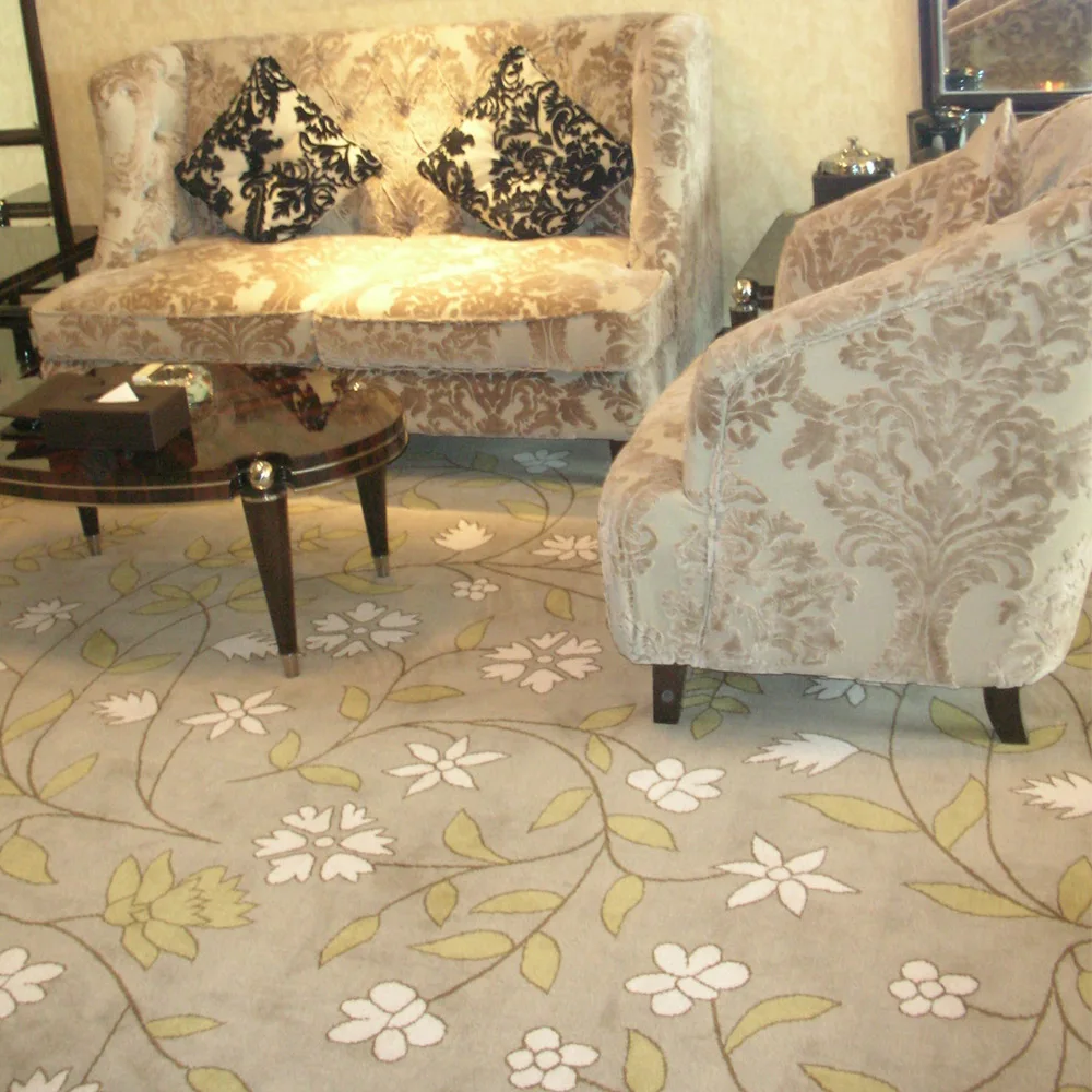 Guang zhou floor hand tufted carpet anti slip china best manufacturer commercial hand tufted carpet with the best price