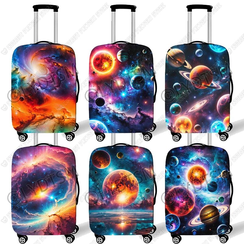

Universe Planet Galaxy Print Luggage Cover Mysterious Universe Travel Accessories Suitcase Covers Trolley Case Protective Cover