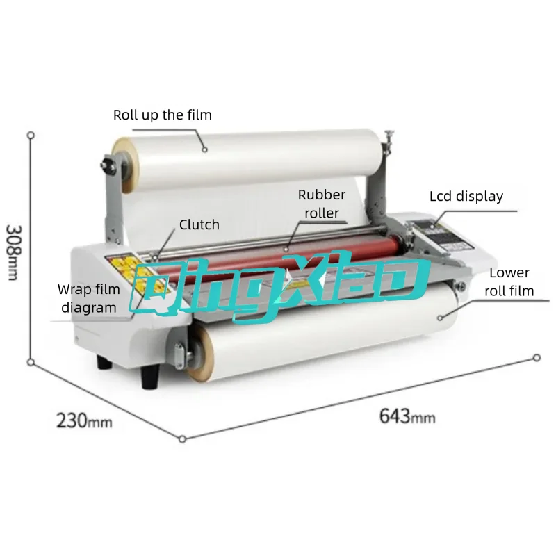 9460T Laminating Machine with Speed Control Large A2 Cold/Hot Laminator for Paper Photos and Menus Film Pressing Laminator view 4