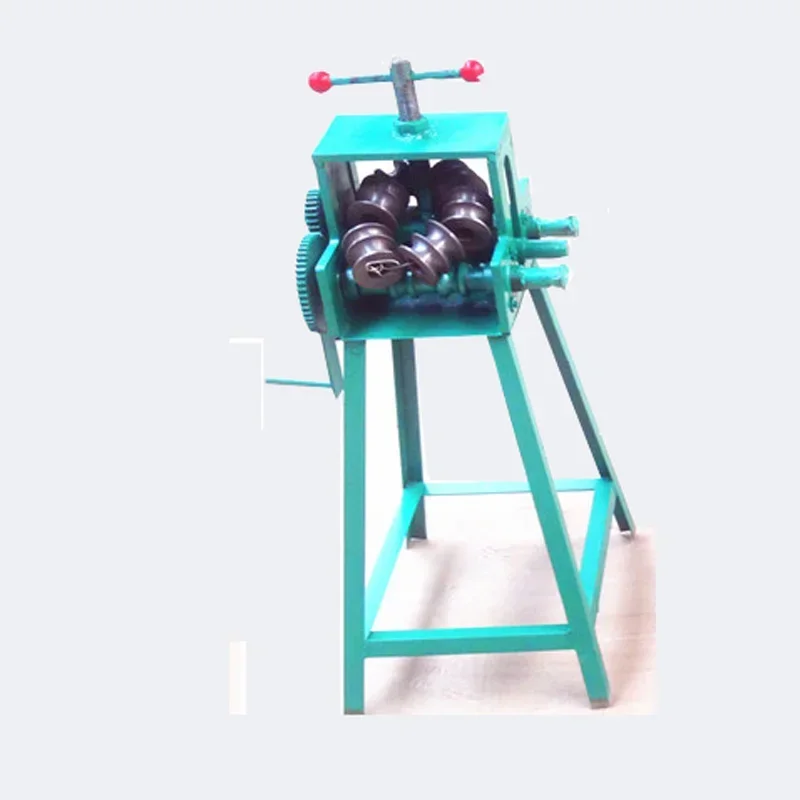 New Electric 50 Type Hand Crank Pipe Bender Multi-Function Calender Square Arc Steel Metal Steel Pipe Bender