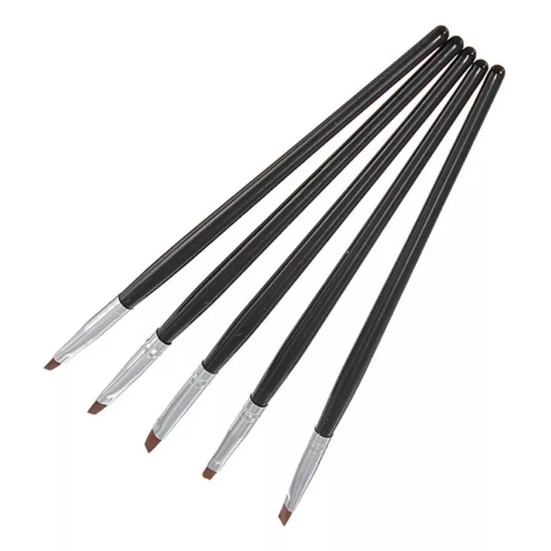 5Pcs Dental Resin Brush Pens Dental Shaping Silicone Adhesive Composite Porcelain Teeth Dentist Tools Dentistry Lab Tool