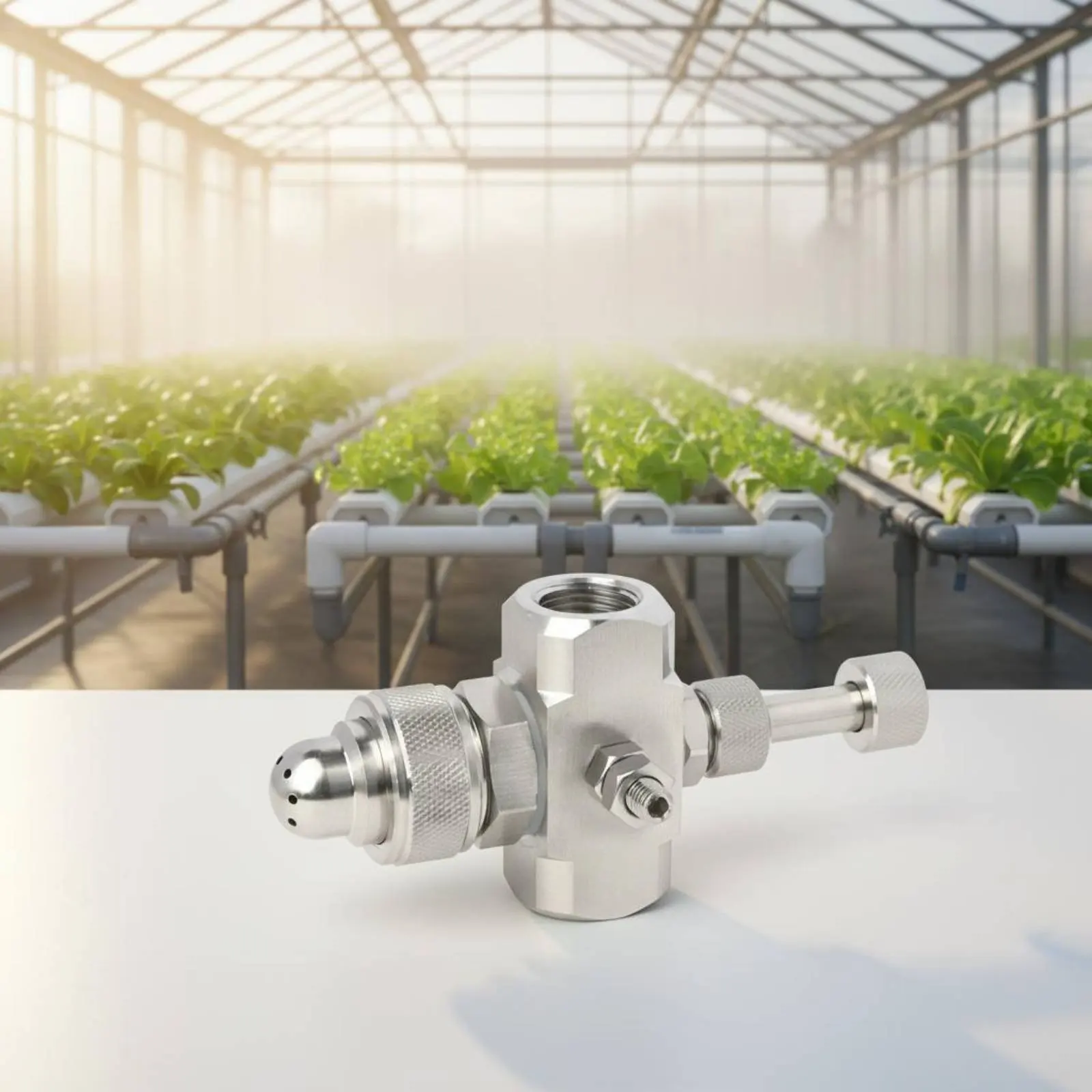 

Stainless Steel Humidifying Spray Head Uniform Atomization High Flow Spraying Spray Head Air Spraying Spray Head Resistant