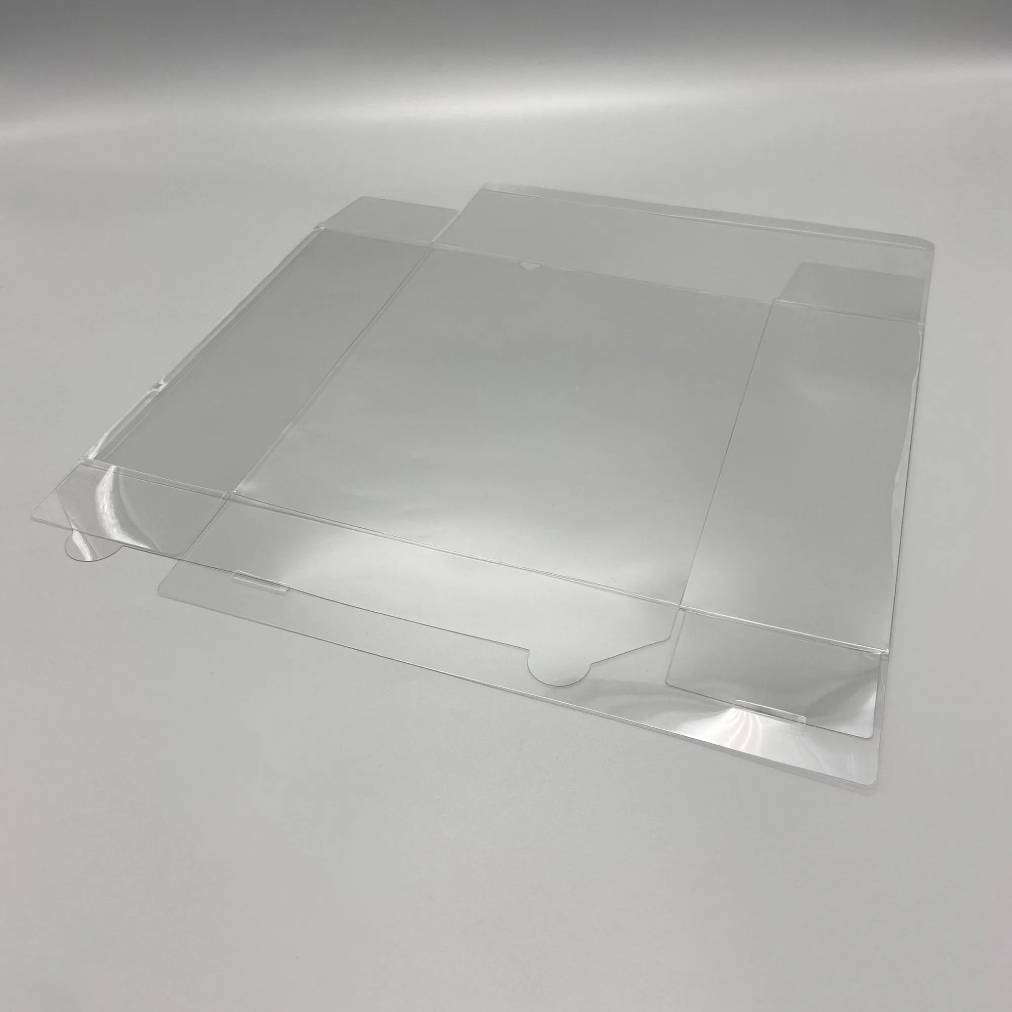 Transparent clear PET cover For Playstation 3 for PS3 slim super slim game console storage display box Collection case