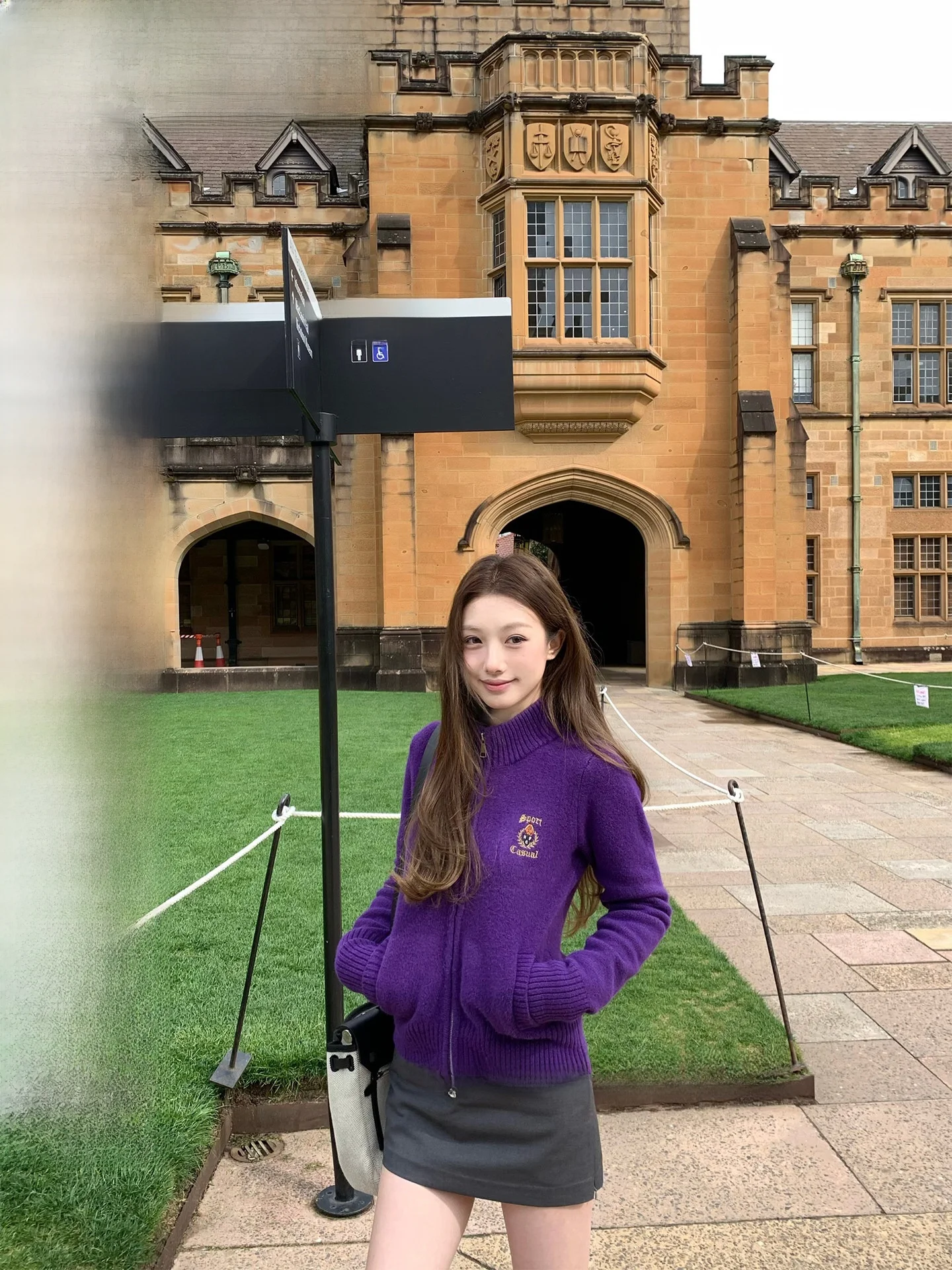 

Винтажный шерстяной вязаный кардиган Chestnut Bankelili в университетском стиле, с вышивкой, повседневный, приталенный, с длинными рукавами, теплая верхняя одежда