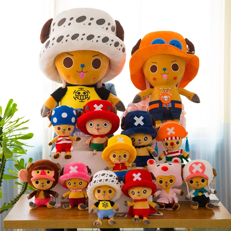 

35-70cm One Piece Chopper Kawaii Plush Toys Cute Cartoon Anime Plush Stuffed Doll Sofa Pillow Decoration Child Christmas Gift