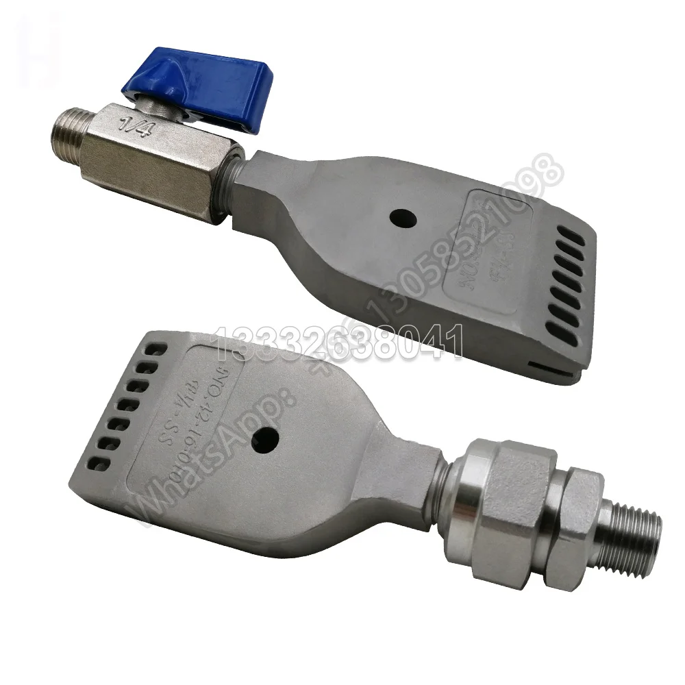 1pc 1/4'' 42-16-010 Air Nozzle Double Line Air Nozzle Double Edge Win Jet Nozzle