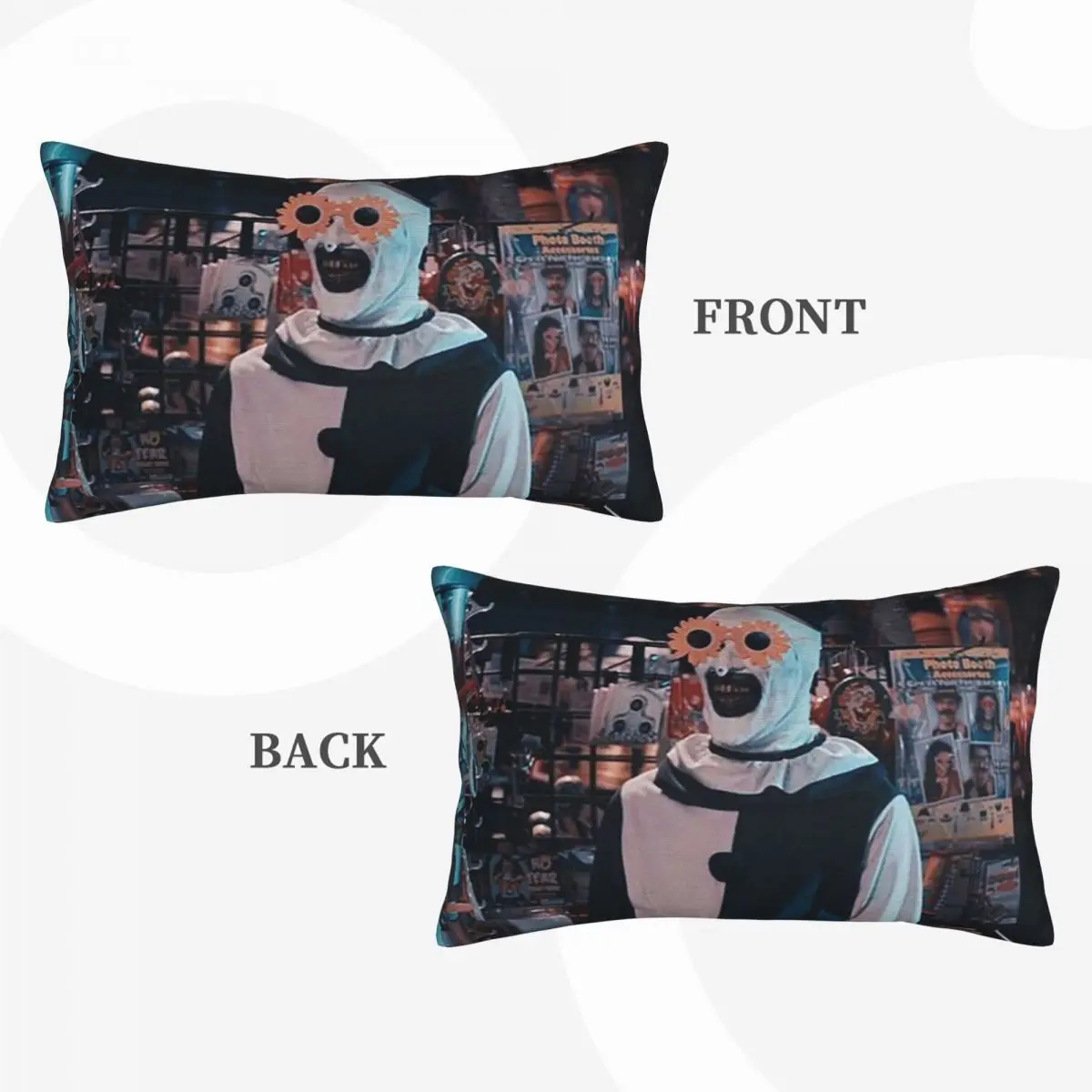 Terrifier 2 Rectangle Pillowcase Cushion Cover Decorative Bedroom Bed Home Comfort Throw Pillow