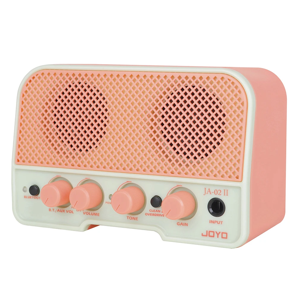JOYO JA-02 II Electric Guitar Amplifier Portable 5W Rechargeable Bluetooth Headphone Guitar Amp with Clean & Overdrive Channel view 5