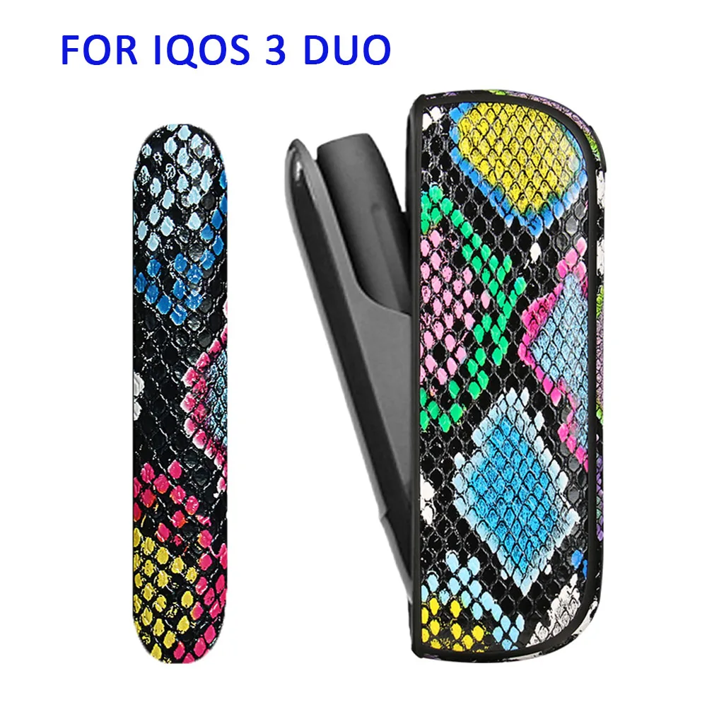 

JINXINCHENG Side Cover&leather Case for Iqos 3 Duo Pouch Leather Case Holder for IQOS 3DUO Protective Shell Accessories