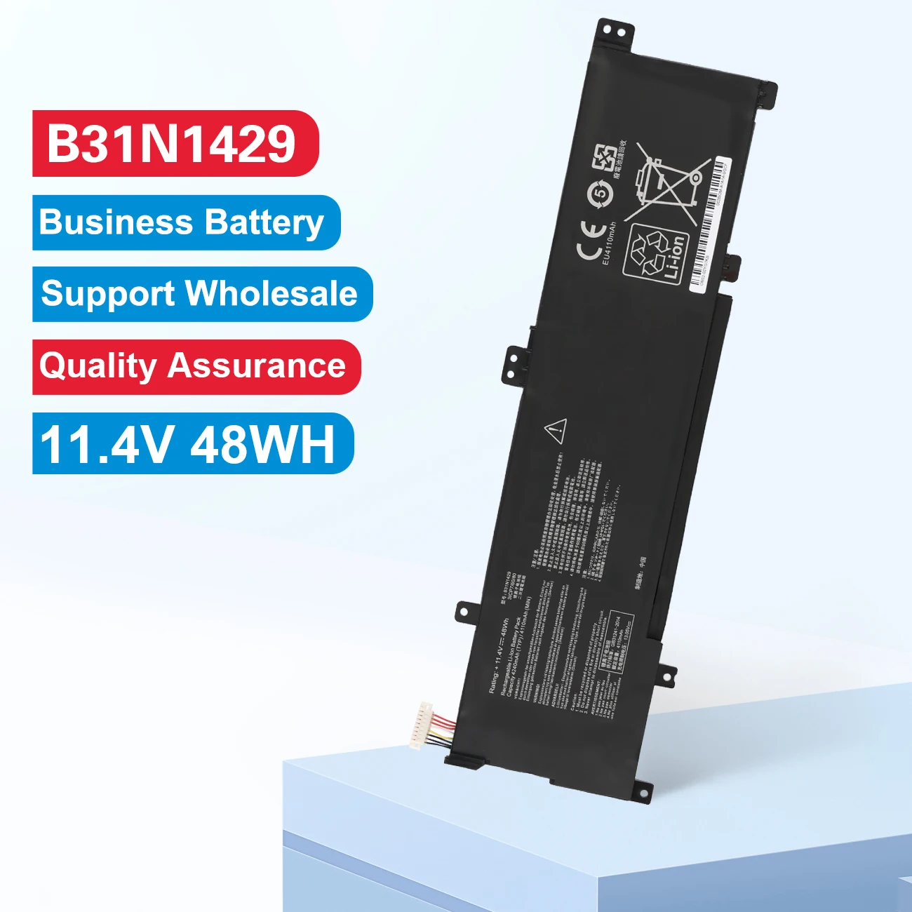 KingSener B31N1429 Laptop Battery For ASUS A501L A501LX A501L A501LB5200 K501U K501UX K501UB K501UW K501LB K501LX K501L 48Wh