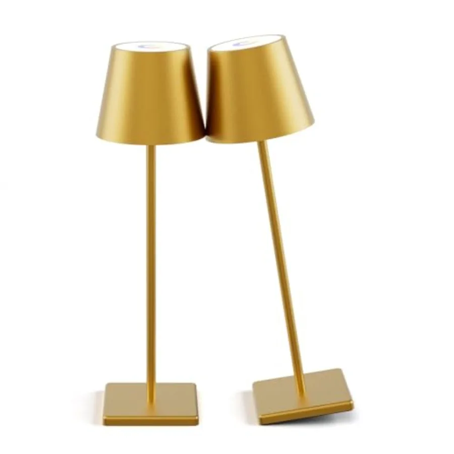 

Светодиодная беспроводная настольная лампа 3 Вт, 5000 мАч, с перезаряжаемой батареей, с плавной регулировкой яркости, портативная, для ресторана, спальни, улицы