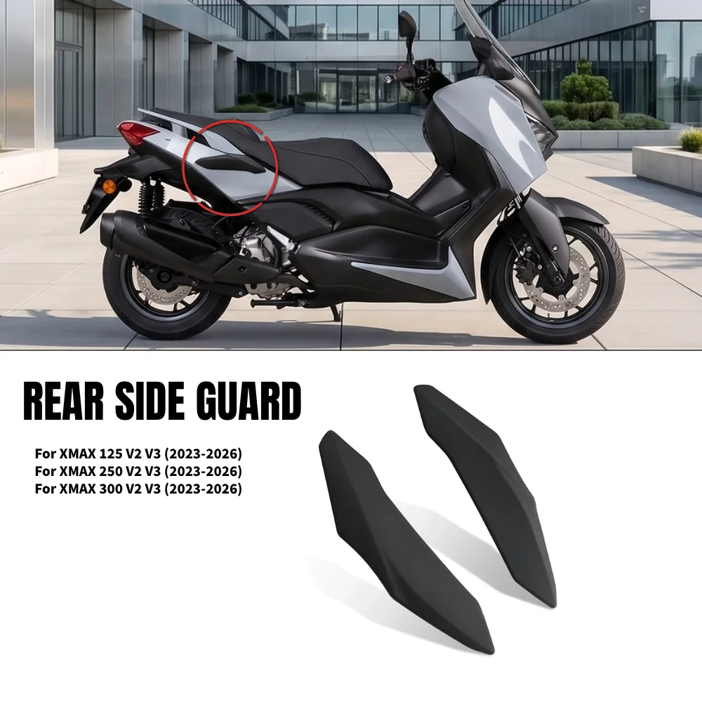 

For YAMAHA XMAX X-MAX 300 Motorcycle Anti-Collision Decorative Strip Guards Side Protector Sticker Rubber X MAX 125 250 V2 V3