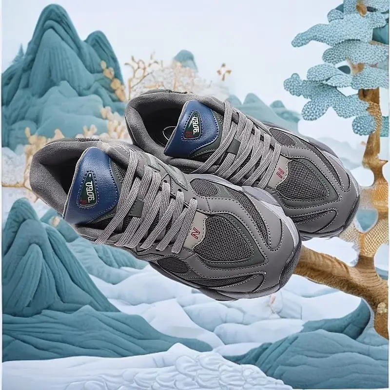 Versátiles para zapatillas de deporte de otoño e invierno: suela de goma duradera con patrón único para un uso duradero