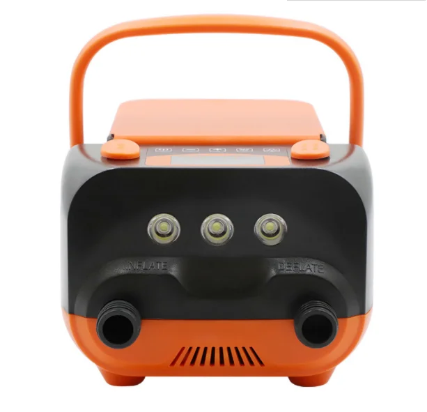 Rechargeable SUP Air Pump Electric Portable 16PSI Air Pump with Built-in 6000mAh Battery USB Charging Ports  Air Compressor