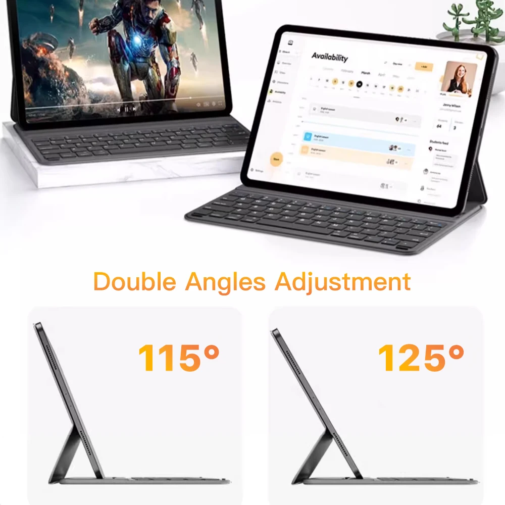 Magic Keyboard Magnetic for IPad 11th 2025 Air 11in 13in Bluetooth Keyboard for IPad Air 4 5 6 Pro 11 10.9 12.9 Italy Case Stand