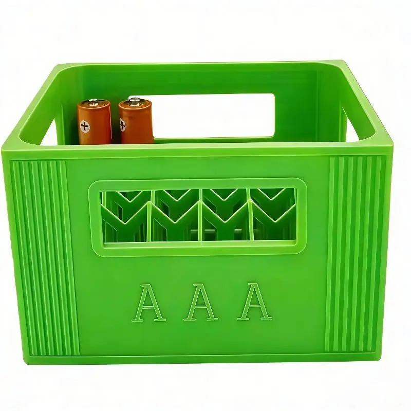 1Pcs Large Capacity 30/20 Compartments Durable Plastic Organizer 3D Printed AAA/AA Battery Storage Box For Home Decor Container