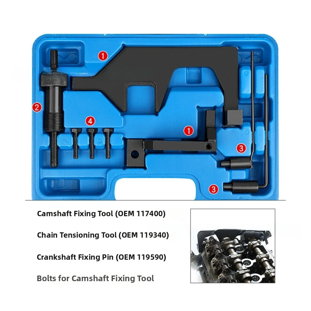 Engine Camshaft Crankshaft Timing Tool Kit FOR BMW FOR MINI N13 N16 N18 Engines For 114i, For 116i, For 118i